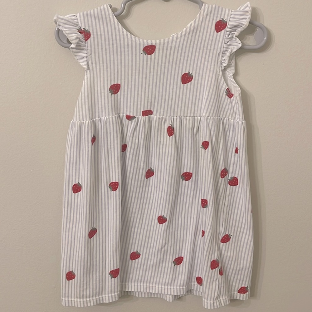 Strawberry striped dress